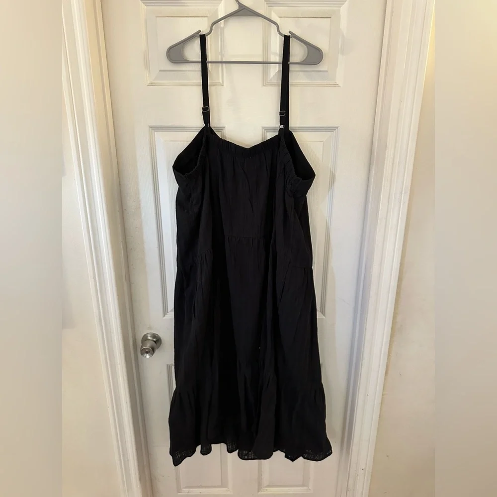 Knox Rose black midi sundress, size 2X - Picture 1 of 3